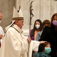 Papa Franjo na polnoćki