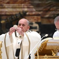 Papa Franjo na polnoćki