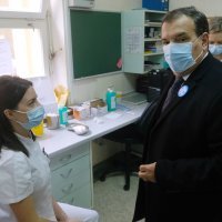 Cijepljenje zdravstvenih djelatnika u bolnici Dr. Fran Mihaljević