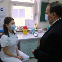 Cijepljenje zdravstvenih djelatnika u bolnici Dr. Fran Mihaljević