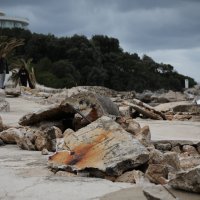 Olujno jugo u potpunosti uništilo dubrovačku plažu ispod hotela President