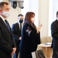 Sastanak Dubravke Šuice, Janeza Lenarčiča i premijera Plenkovića