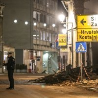 Centar Petrinje na Silvestrovo