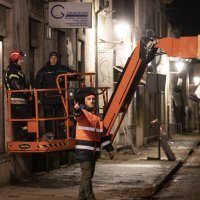 Centar Petrinje na Silvestrovo