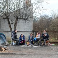 Željko Jurković s obitelji i susjedima