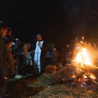 Liturgija i paljenje badnjaka u Zadru (1)