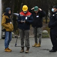 Uklanjanje oštećenog tornja sisačke katedrale