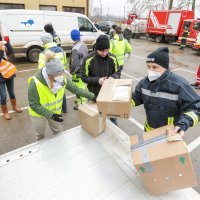 Austrijski konvoj kamiona stigao s donacijama za potresom pogođena područja