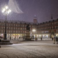 Snježna mećava pogodila Madrid