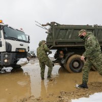 Petrinja: Pripadnici HV-a pripremaju područje za kontejnersko naselje