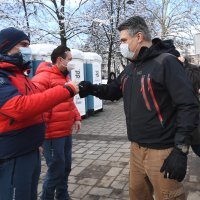 Zoran Milanović u obilasku Petrinje 13. siječnja