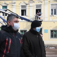 Zoran Milanović u obilasku Petrinje 13. siječnja