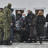 Gordan Grlić Radman i Jean-Yves Le Drian u Petrinji