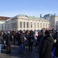 Prosvjed protivnika epidemioloških mjera u Beču
