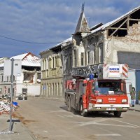 Ruševine u centru Petrinje uzrokovane razornim potresom