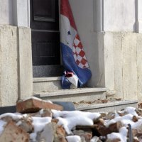 Ruševine u centru Petrinje uzrokovane razornim potresom