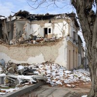 Ruševine u centru Petrinje uzrokovane razornim potresom