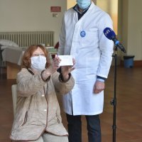 Umirovljenica koja se prva u Hrvatskoj cijepila protiv covida, primila i drugu dozu