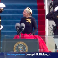 Lady Gaga na inauguraciji