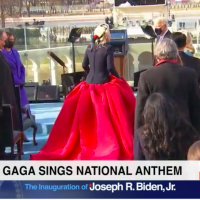 Lady Gaga na inauguraciji