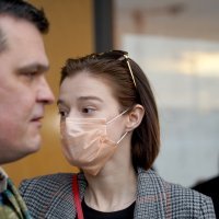 Milena Radulović ispred Višeg tužiteljstva u Beogradu