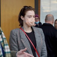 Milena Radulović ispred Višeg tužiteljstva u Beogradu