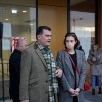 Milena Radulović ispred Višeg tužiteljstva u Beogradu