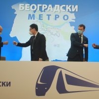 Potpisivanje sporazuma o beogradskom metrou