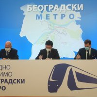 Potpisivanje sporazuma o beogradskom metrou