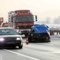 Sudar s ralicom na autocesti A3