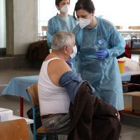 Sisak: Sanja Musić Milanović sudjelovala u cijepljenju građana