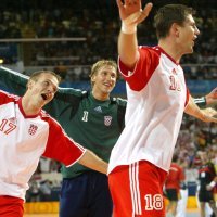 Slavlje hrvatski rukometaša nakon osvojenog zlata na Igrama u Ateni