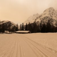 Saharski pijesak u Švicarskoj