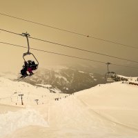 Saharski pijesak u Švicarskoj