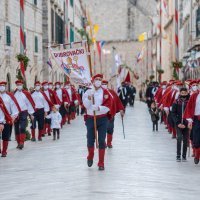 Spuštanjem barjaka ispred crkve zatvorena je Festa sv.Vlaha