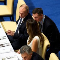 Melania Trump i Vladimir Putin na summitu G20 u Hamburgu