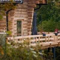 Woods lodge Plitvice lakes