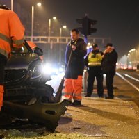 Smartom se zabio u tramvajsku stanicu u Vukovarskoj