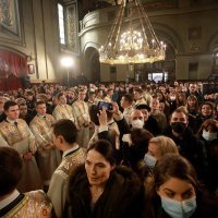 Ustoličenje novoizabranog patrijarha srpskog Porfirija