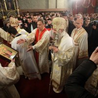 Ustoličenje novoizabranog patrijarha srpskog Porfirija