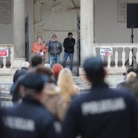 Trogir: Održan mirni prosvjed radnika Brodotrogira