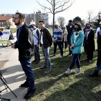 Konferencija za medije kandidata za gradonačelnika Grada Zagreba Tomislava Tomaševića