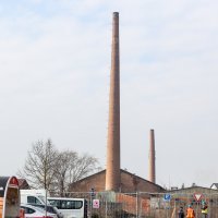 Pripreme za rušenje dimnjaka Ciglane Črnomerec