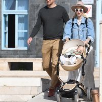 Antonija Mišura Sandrić u šetnji s obitelji