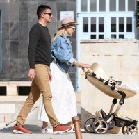 Antonija Mišura Sandrić u šetnji s obitelji