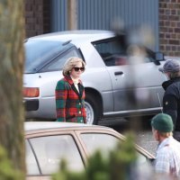 Kristen Stewart na setu filma 'Spencer'