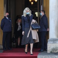 Zagreb: Odlazak iz HNK nakon završene komemoracije za Milana Bandića