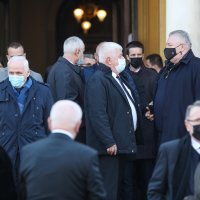 Zagreb: Odlazak iz HNK nakon završene komemoracije za Milana Bandića