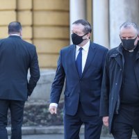 Zagreb: Odlazak iz HNK nakon završene komemoracije za Milana Bandića