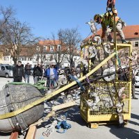 Karlovac: Skinut križ s tornja crkve Presvetog Trojstva